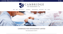 Desktop Screenshot of cambridgeriskmanagement.com